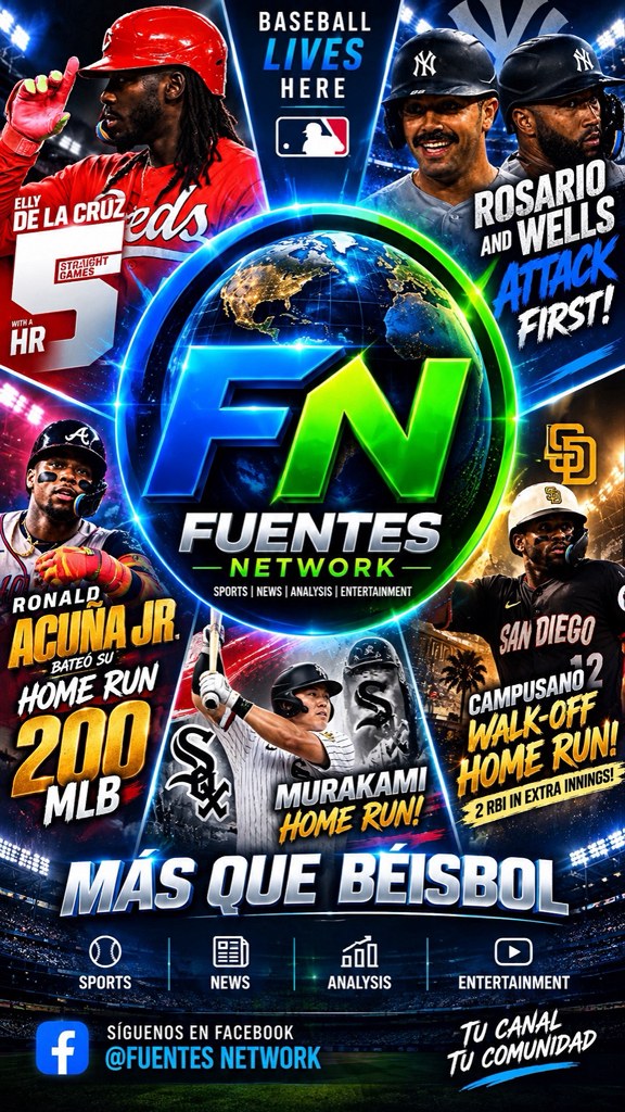 Portada del Reel Más que béisbol de Fuentes Network